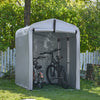SoBuy SDA11-SIL, Outdoor Waterproof Bike Storage Cover Robust replacement tarp for SoBuy KLS11, Silver, 120x176x163cm