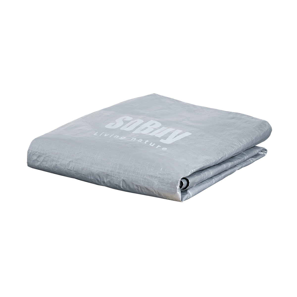 Pre-sale SoBuy SDA12-SIL, Outdoor Waterproof Bike Storage Cover, Robust replacement tarp for SoBuy KLS11-L, Silver, 159x219x165cm