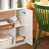 SoBuy STR11-WN, Home Office Bookcase Standing Shelf Storage Shelf File Cabinet Storage Cabinet, White and Natural