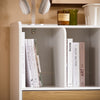 SoBuy STR11-WN, Home Office Bookcase Standing Shelf Storage Shelf File Cabinet Storage Cabinet, White and Natural