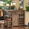 SoBuy SVW20-N, Kitchen Island Cabinet Cupboard Sideboard Dining Bar Table Bar, Wood