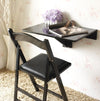 SoBuy FWT03-SCH, Wall-mounted Drop-leaf Table, Folding Kitchen & Dining Table Desk, Black