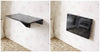 SoBuy FWT03-SCH, Wall-mounted Drop-leaf Table, Folding Kitchen & Dining Table Desk, Black