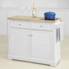 SoBuy FKW84-WN, Kitchen Storage Trolley Kitchen Cabinet Cupboard Sideboard Kitchen Island, White