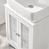 SoBuy BZR35-W, Under Sink Cabinet Bathroom Vanity Unit Bathroom Storage Cabinet with Doors, White
