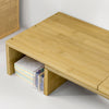 SoBuy BBF08-N, Bamboo Monitor Stand Computer Screen Monitor Riser Desk Organizer, Wood