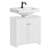 SoBuy BZR18-II-W, Under Sink Cabinet Bathroom Vanity Unit, Suitable for Pedestal Sinks, White