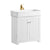 SoBuy BZR18-W, White Under Sink Bathroom Storage Cabinet with Doors, White