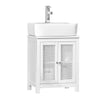 SoBuy BZR35-W, Under Sink Cabinet Bathroom Vanity Unit Bathroom Storage Cabinet with Doors, White
