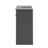 SoBuy BZR38-DG, Under Sink Cabinet Bathroom Storage Cabinet Bathroom Vanity Unit, Grey