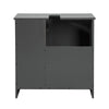 SoBuy BZR38-DG, Under Sink Cabinet Bathroom Storage Cabinet Bathroom Vanity Unit, Grey
