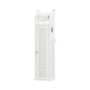 SoBuy BZR49-W, Free Standing Bathroom Toilet Paper Roll Holder, White
