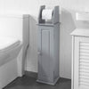 SoBuy BZR53-HG, Free Standing Bathroom Toilet Paper Roll Holder Storage Cabinet, Grey