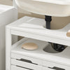 SoBuy BZR58-W, Under Sink Cabinet Bathroom Vanity Unit Bathroom Storage Cabinet, White