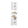 SoBuy BZR59-W, Bathroom Tall Cabinet Cupboard Bathroom Storage Cabinet, White