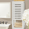 SoBuy BZR59-W, Bathroom Tall Cabinet Cupboard Bathroom Storage Cabinet, White