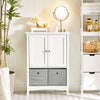 SoBuy BZR64-W, Bathroom Cabinet Bathroom Living Room Storage Cabinet Cupboard, White