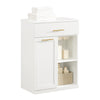 SoBuy BZR66-W, Laundry Basket Laundry Cabinet Bathroom Cabinet Storage Cabinet, White