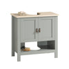 SoBuy BZR69-II-HG, Under Sink Cabinet Bathroom Vanity Unit, Suitable for Pedestal Sinks, Grey