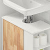 SoBuy BZR75-W, Under Sink Cabinet Bathroom Vanity Unit Bathroom Storage Cabinet, White-clearance