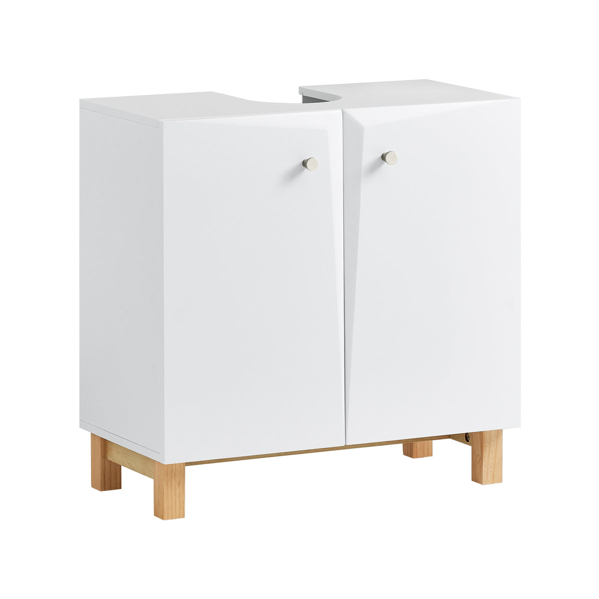 SoBuy BZR92-W, Under Sink Cabinet Bathroom Vanity Unit Bathroom Storage Cabinet, White