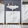 SoBuy BZR92-W, Under Sink Cabinet Bathroom Vanity Unit Bathroom Storage Cabinet, White