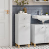 SoBuy BZR93-W, Laundry Cabinet Laundry Chest Bathroom Storage Cabinet, White