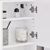 SoBuy BZR94-W, Mirror Cabinet Bathroom Wall Mounted Cabinet Mirrored Storage Cabinet, White