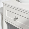 SoBuy FBT46-W, Beside Table with 1 Drawer 2 Shelves, End Table Lamp Table Night Stand, White