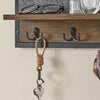 SoBuy FHK20-N, Wall Coat Rack Wall ShelfWall Shelf Hook Rack, Wood