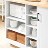 SoBuy FKW105-WN, Kitchen Storage Trolley Kitchen Cabinet Cupboard Kitchen Island, White