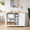 SoBuy FKW105-WN, Kitchen Storage Trolley Kitchen Cabinet Cupboard Kitchen Island, White