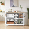 SoBuy FKW105-WN, Kitchen Storage Trolley Kitchen Cabinet Cupboard Kitchen Island, White