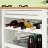SoBuy FKW16-WN, Serving Trolley Kitchen Storage Shelf & Free Chopping Block, White