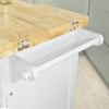 SoBuy FKW36-WN, Kitchen Storage Trolley with Extendable Worktop Dining/Bar Table, White