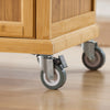 SoBuy FKW70-N, Kitchen Storage Trolley Kitchen Island Kitchen Cabinet Cupboard Sideboard with Stainless Steel Top, Wood