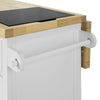 SoBuy FKW84-WN, Kitchen Storage Trolley Kitchen Cabinet Cupboard Sideboard Kitchen Island, White