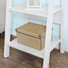 SoBuy FRG101-W, 5 Tiers Ladder Shelf, Storage Display Shelving Wall Shelf Bookcase, White