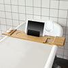 SoBuy FRG104-N, Bamboo Bathtub Rack, Bath Tub Shelf Tray with iPad/Mobile Phone, Wood