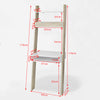 SoBuy FRG110-WN+FRG111-WN+FRG112-WN, Ladder Shelf Set, Shelving Storage Display Units & Desk, White