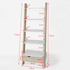 SoBuy FRG110-WN+FRG111-WN+FRG112-WN, Ladder Shelf Set, Shelving Storage Display Units & Desk, White