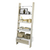 SoBuy FRG112-WN, Ladder Shelf Wall Shelf Bookcase Storage Display Shelving Unit, White
