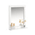 SoBuy FRG129-W, Wall Mounted Bathroom Mirror with Storage Shelf, White