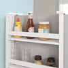 SoBuy FRG149-W, Hanging Shelf for Refrigerator, 2 Tiers Kitchen Shelf Spice Rack, White