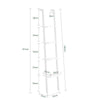 SoBuy FRG15-W, Modern 4 Tiers Ladder Shelf Wall Shelf Stand Shelf, White