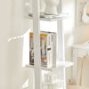 SoBuy FRG15-W, Modern 4 Tiers Ladder Shelf Wall Shelf Stand Shelf, White