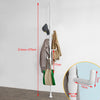 SoBuy FRG159-W, Telescopic Coat Stand Rack, Height Adjustable Clothes Organiser, White