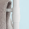 SoBuy FRG159-W, Telescopic Coat Stand Rack, Height Adjustable Clothes Organiser, White