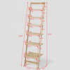 SoBuy FRG161-N, 6 Tiers Bookcase Ladder Shelf, Home Storage Display Shelving Unit, Wood