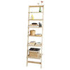 SoBuy FRG161-N, 6 Tiers Bookcase Ladder Shelf, Home Storage Display Shelving Unit, Wood